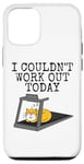 iPhone 12/12 Pro Cat On A Treadmill, I Couldn't Work Out Today, Fitness Funny Case