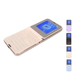 New Flip 2G Phone 2.6in Senior Cellphone 2 Screen 1.3MP 4 SIM Cards Standby Big