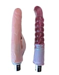 Rabbit and Anal Beads Sex Machine Attachments