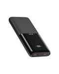 VRURC Batterie Externe 20000mAh Power Bank USB C 20W Charge Rapide Chargeur Portable avec Affichage LED, 3 Sorties et 2 Entrées pour iPhone Samsung Huawei iPad et Autres