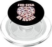 Fur-ever in My Heart Kawaii Paresseux Cœur PopSockets PopGrip pour MagSafe