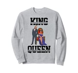 Black King Melanin Queen Juneteenth Men Women Boys Girls Luv Sweatshirt