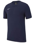 Nike Y Tee Tm Club19 Ss T-Shirt - Obsidian/(White), Large