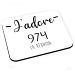 Tapis de souris J'adore 974 la reunion departement france region saint