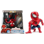 Figurine Spiderman en m�tal 15cm - SIMBA.DICKIE.GROUP - Metals - Blanc Noir -...