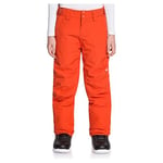 Quiksilver Boy's Estate - for Boys 8-16 Snow Pants, Pureed Pumpkin, XS UK