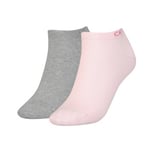 Calvin Klein Strumpor 2P Women Sneaker Socks Rosa/Grå One Size Dam