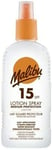 Malibu Medium Protection Sun Lotion Spray SPF15 With Vitamin E And Pro Vitamin