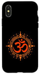 Coque pour iPhone X/XS Hinduism Om, Sacred Pooja Hindu Temple