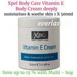 Xpel by XBC Body Care Vitamin E Cream , deeply moisturises & soothe skin 1X500ml