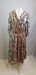 River Island Summer Ethnic Artizan Print Maxi Dress Size 16/42 BNWT