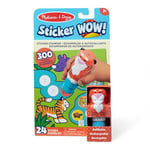 Melissa & Doug Sticker WOW Estampeuse à Autocollants et Bloc d'activités de 24 Pages, 300 Autocollants, Art et Bricolage, Jouet à Manipuler, Personnage à Collectionner – Tigre