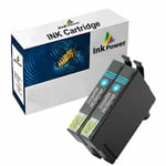 2 Cyan Ink Cartridge For Epson Xp3100 Xp3105 Xp4100 Xp4105xp2100 Xp2105