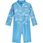 Playshoes UV-skyddande one-piece marina djur turkos