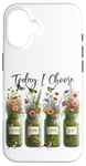 Coque pour iPhone 16 Mason Jars Floral Choisissez Faith Hope Love Joy Flower