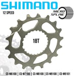 Shimano Deore Slx XT MTB Micro Spline Cassettes Usure Rechange Pignon 18 Z