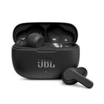 True Wireless JBL Deep Bass -kuulokkeet, Bluetooth 5.2, vesi- ja pölytiivis, handsfree-puhelu ja (musta)