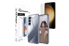 PACK Coque + Verre trempe 2.5D pour Galaxy S23 Plus