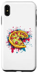 Coque pour iPhone XS Max Tranche de pizza colorée Explosion Art Fun