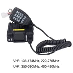 HOT Hot Mini Mobile Radio Quad Band 200 Channels VHF 136‑174MHz 220‑270MHz