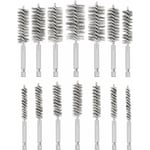 Serbia - Brosse Metallique pour Perceuse, 14 Pièces Brosse de Trou en Acier Inoxydable, Différentes Tailles Brosse de Nettoyage en Acier Inoxydable