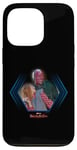 Coque pour iPhone 13 Pro Marvel WandaVision Wanda & Vision Cute Couple Framed