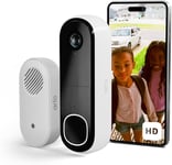 Arlo HD Doorbell Camera Wireless, Outdoor WiFi Video Doorbell, 6 Month Battery,
