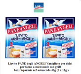 Paneangeli Instant Vanilla Yeast for Sweet Microwave Oven n.2 Sachets 36g