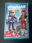 Boite Playmobil 4269 - Voleur et policière - 2007 - Neuf