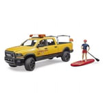 Bruder Livredder Pickup Truck m. figur Bruder Figur og Bil m. lyd 2506