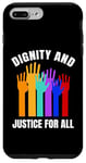 iPhone 7 Plus/8 Plus Dignity And Justice For All Human Rights Raised Hands Case