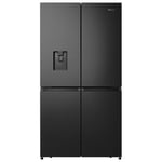 Hisense RQ758N4SWFE PureFlat Smart Fridge Freezer - Black Stainless Steel