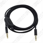 1 x 3.5mm Audio Cable for Logitech G Pro X G433 G233 Gaming Headset Inline Mute