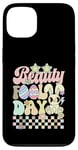 Coque pour iPhone 13 Beauty Fool Day Œufs de Pâques Lapin