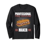 Philadelphia Cheesesteak Maker - Funny Sandwich Cheesemaker Long Sleeve T-Shirt