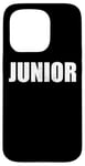 Coque pour iPhone 15 Pro Prénom junior anniversaire rétro nom papa personnalisé