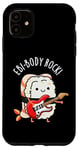 Coque pour iPhone 11 Jeu de mots Ebi Body Rock Funny Ebi Sushi