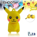 VEHOOT Clé USB 2.0 JumpDrive 8 GO Pokemon Pikachu MéMOIRE FLASH DRIVE-jaune