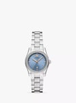 Emporio Armani AR11593 Women's Sunray Crystal Bracelet Strap Watch, Silver