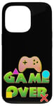 Coque pour iPhone 13 Pro Game Over Vintage Retro Jeux Vidéo Gaming