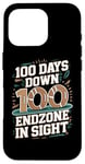 Coque pour iPhone 16 Pro Football 100e jour d'école 100 jours de réussite