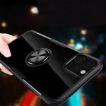 Car Ring Holder Case Carbon Fiber Transparent For Iphone6/7/8plu Blue Xsm