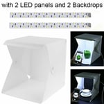 Durable Photo Studio Lighting Mini Box Photography 2 Backdrops Led Light Tent