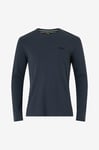 Superdry - T-shirt Essential Logo Long Sleeve Top - Blå