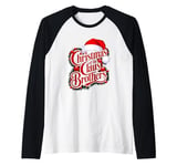 Christmas of the Claus Brothers Christmas Pajamas Boys Raglan Baseball Tee