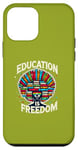 iPhone 12 mini Education is freedom, Knowledge Power, Motivation,Book lover Case