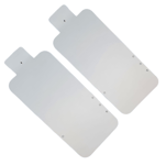 Factory Seal For iPhone 15 White Paper Card Screen Protection Pack of 2