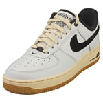 Nike Air Force 1 07 Lx Womens Summit White Black Fashion Trainers - 6 UK