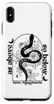 iPhone XS Max As Above So Below Witch Snake Spell Moon Feminist Case