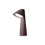 Ami Portable Lamp, Chocolate Clay